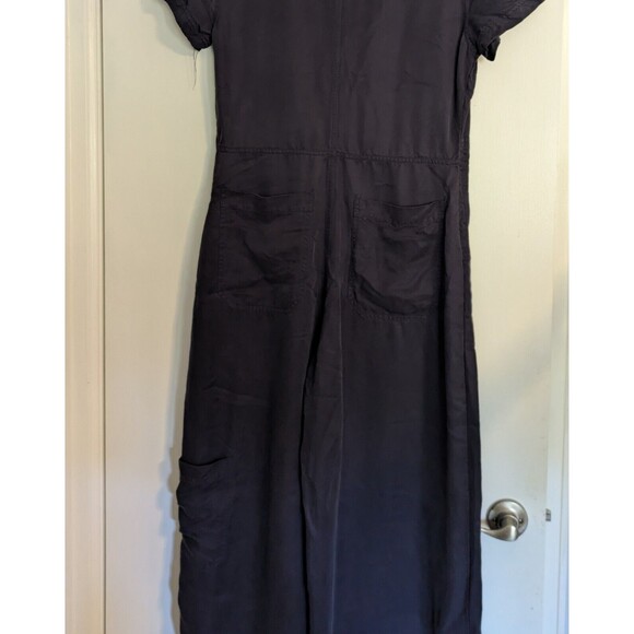L.F. Markey Felix cropped washed-twill jumpsuit Size 6 - Picture 5 of 9
